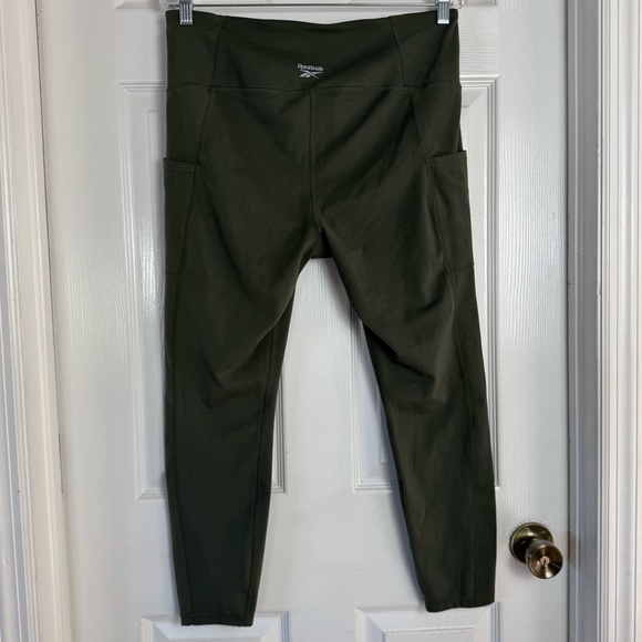 Reebok Womens Athletic Leggings Size XL Logo Graphic Size XL - Picture 6 of 7